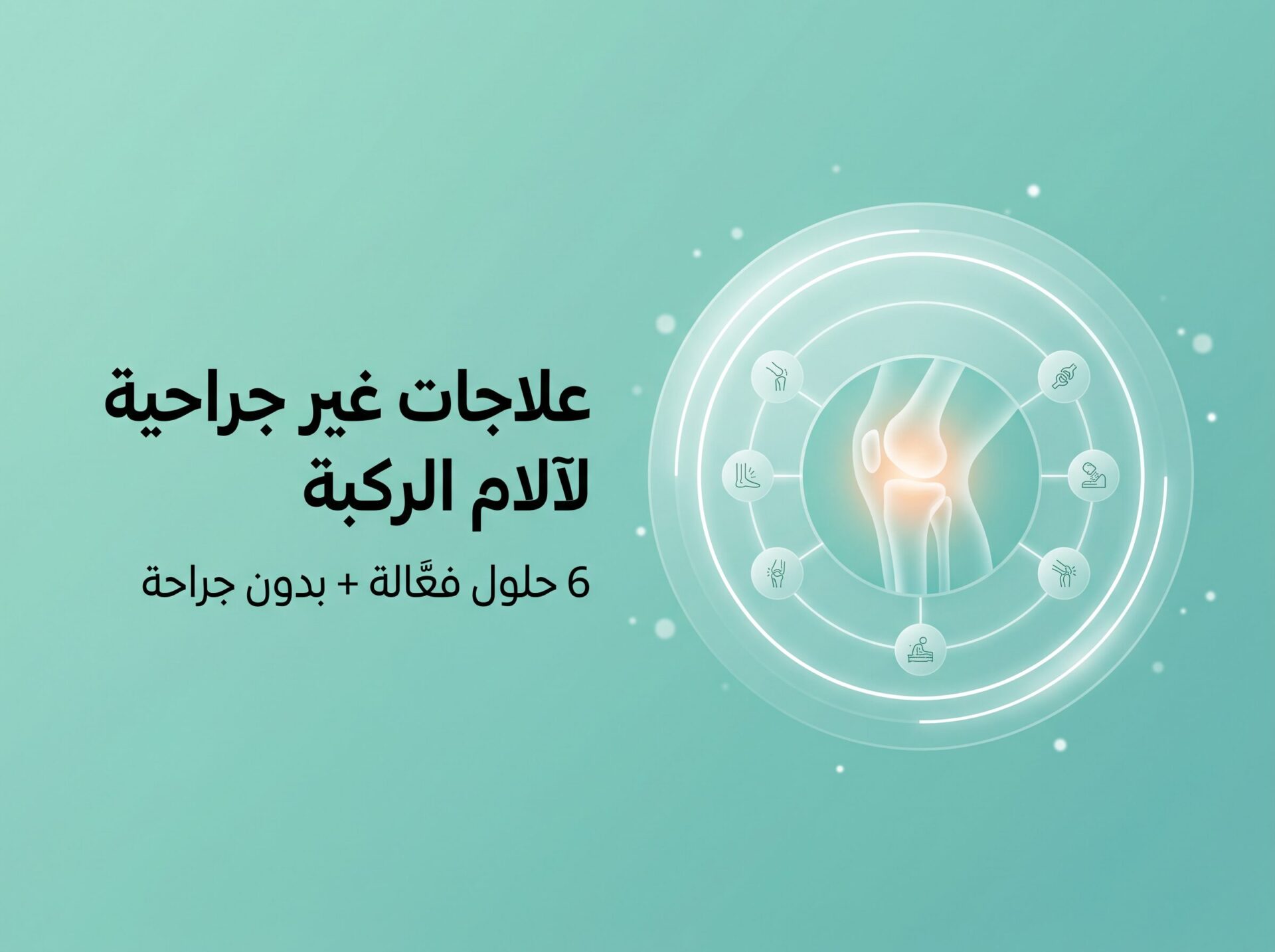 علاجات جراحية لالام الركبة عربي
