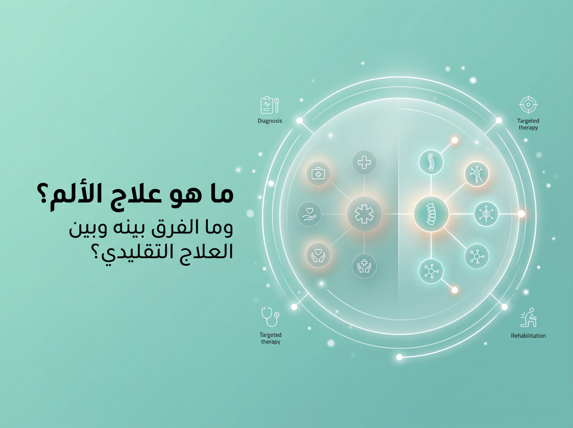 ما هو علاج الألم و ما الفرق بينه و بين العلاج التقليدي